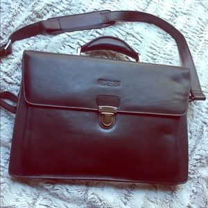 NEW Kenneth Cole leather briefcase